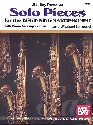 Solo Pieces for the beginning Saxophonist for saxophone and piano