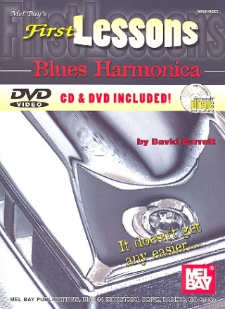 FIRST LESSONS BLUES HARMONICA (+CD+DVD)