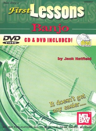 First Lessons (+CD +DVD-Video) for 5-string banjo