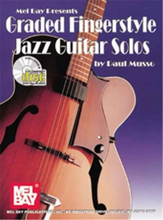 MB97168BCD Graded Fingerstyle Jazz Guitar Solos (+CD)