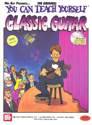 You can teach yourself classic guitar (+DVD +CD)