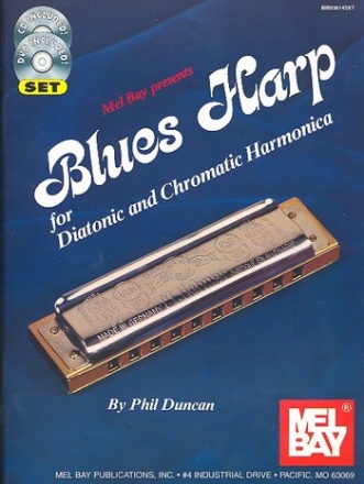 Blues Harp (+Online-Audio) for diatonic and chromatic Harmonica