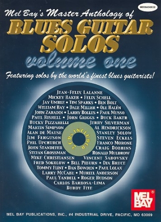 Blues Guitar Solos vol.1 (+2 CD's): feat. solos by the world's finest blues guitarists