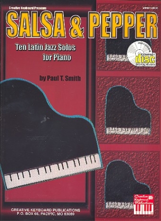 Salsa and Pepper (+CD): 10 Latin Jazz Solos for piano