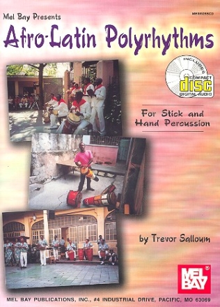 Afro-Latin Polyrhythms (+CD) for stick and hand percussion