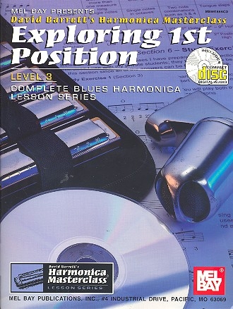 Harmonica Masterclass Exploring 1st Position (+CD): Level 2 for Blues Harmonica