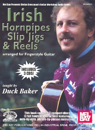 Irish Hornpipes, Slip Jigs and Reels (+3CD's): for fingerstyle guitar