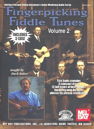 Fingerpicking Fiddle Tunes vol.2 (+3 CD's): for guitar/tab
