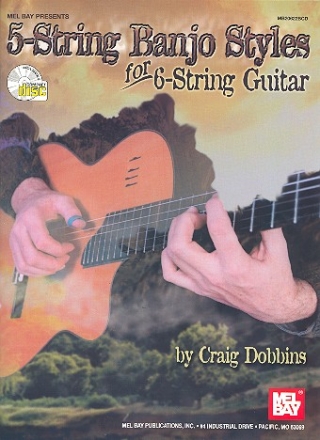 5-String Banjo Styles (+Audio Access) for 6-string guitar