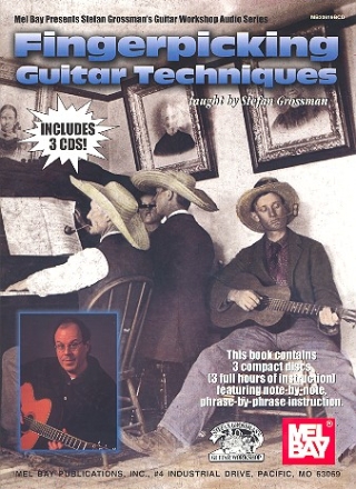 Fingerpicking Guitar Techniques (+3 CD's): for guitar/tab