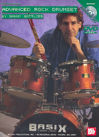Advanced rock drumset incl. DVD-Video