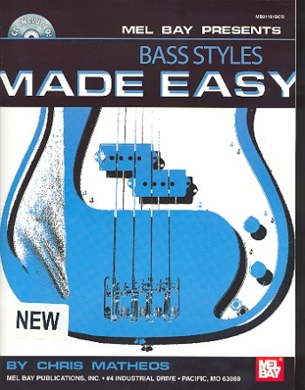 Bass Styles made easy (+CD): for bass/tab