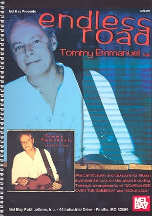 Tommy Emanuel Endless Road Songbook for voice/guitar/Tab