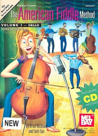 The American Fiddle Method vol.1 (+CD): for cello