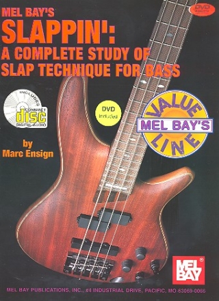 Slappin' (+DVD +CD) A complete study of slap technique for bass