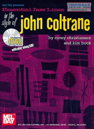 Essential Jazz Lines in the Style of John Coltrane (+CD)  for tenor saxophone