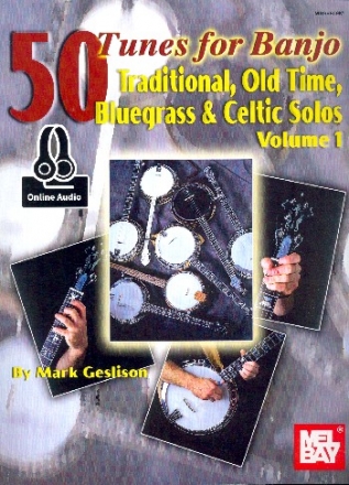 50 Tunes vo.1 (+Online Audio) for 5-.string banjo in tablature