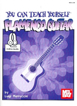 You can teach yourself Flamenco Guitar (+Online Audio Access) for guitar/tab