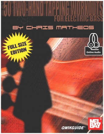 50 two-hand Tapping Workouts (+Online Audio) for electric bass