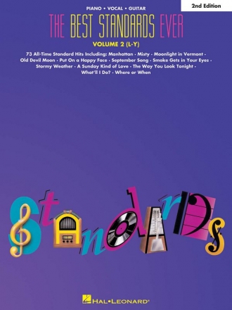 The Best Standards Ever, Volume 2 (L-Y) Piano, Vocal and Guitar Buch