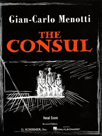 The Consul vocal score (en) a musical drama in 3 acts revised edition 1996