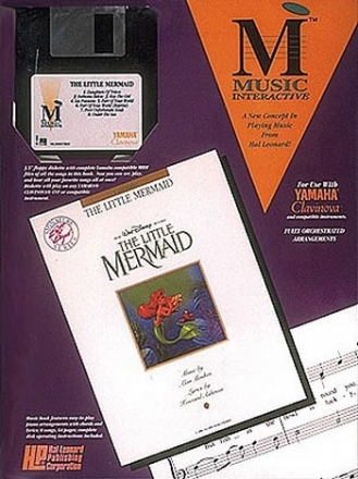 THE LITTLE MEERMAID INTERACTIVE MUSIC WITH MIDI-DISK FOR USE WITH YAMAHA CLAVINOVA