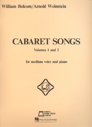 Cabaret Songs vols.1+2 for medium voice and piano