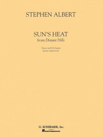 Stephen Albert, Sun's Heat Tenor Voice and Piano Buch