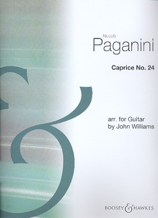 Caprice no.24 (+CD) for electric guitar (notes and tab)