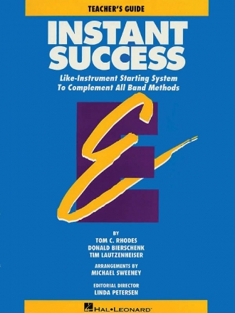 Essential Elements - Instant Success - Teach Guide Classroom Partitur