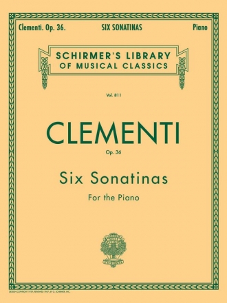 6 Sonatinas, op.36 fr Klavier
