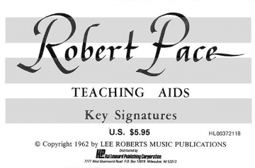 Robert Pace, Flash Cards - Key Signatures Klavier Instrumentenkarte