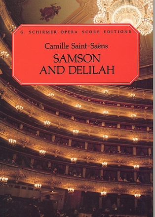 Samson und Dalila Opera Klavierauszug (eng/frz)