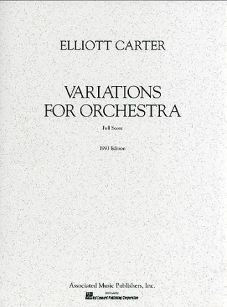 Variations for orchestra score  (1993 edition)