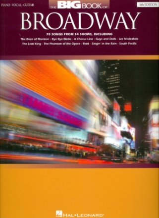 The big Book of Broadway: songbook piano/vocal/guitar 4th edition 2015