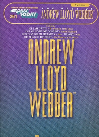 The Best of Andrew Lloyd Webber for e- organs and keyboards (easy)