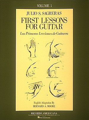 Julio Sagreras, First Lessons for Guitar Vol. 1 Gitarre Buch