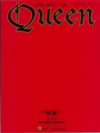 The Best of Queen: piano/vocal/guitar songbook