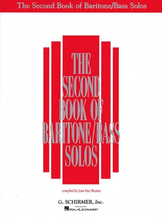 THE SECOND BOOK OF BARITONE/BASS SOLOS FOR BARITONE/BASS AND PIANO BOYTIM, JOAN FREY, ED