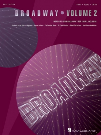 Broadway - Volume 2 (L-Y) - 2nd Edition Piano, Vocal and Guitar Buch