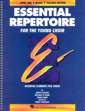 Janice Killian_Linda Rann_Michael O'Hern, Essential Repertoire for the Chor Partitur