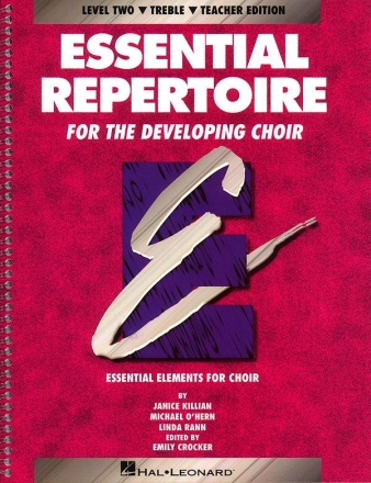 Janice Killian_Linda Rann_Michael O'Hern, Essential Repertoire for the Chor Buch