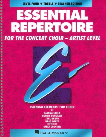 Bobbie Douglass_Brad White_Glenda Casey_Jan Juneau, Essential Repertoi Chor Buch