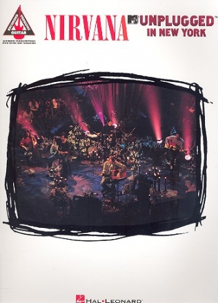 Nirvana: Unplugged in New York for voice/guitar/tab Songbook