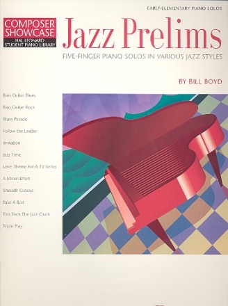 Jazz Prelims for 5-finger piano solos