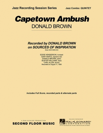 Donald Brown, Capetown Ambush Jazz Quintet Partitur + Stimmen