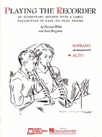 Anni Bergman Playing the Recorder - Alto Altblockflte Buch