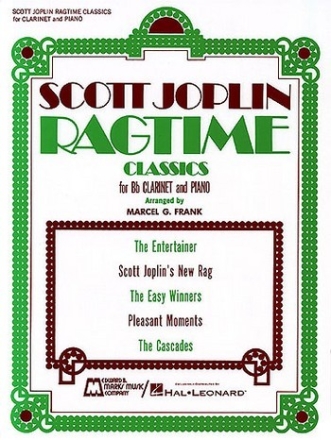 Ragtime Classics for clarinet in B and piano