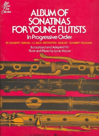 Album of Sonatinas for young flutists in progressive order fr Flte und Klavier