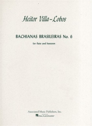 Bachianas brasileiras no.6 for flute and bassoon score